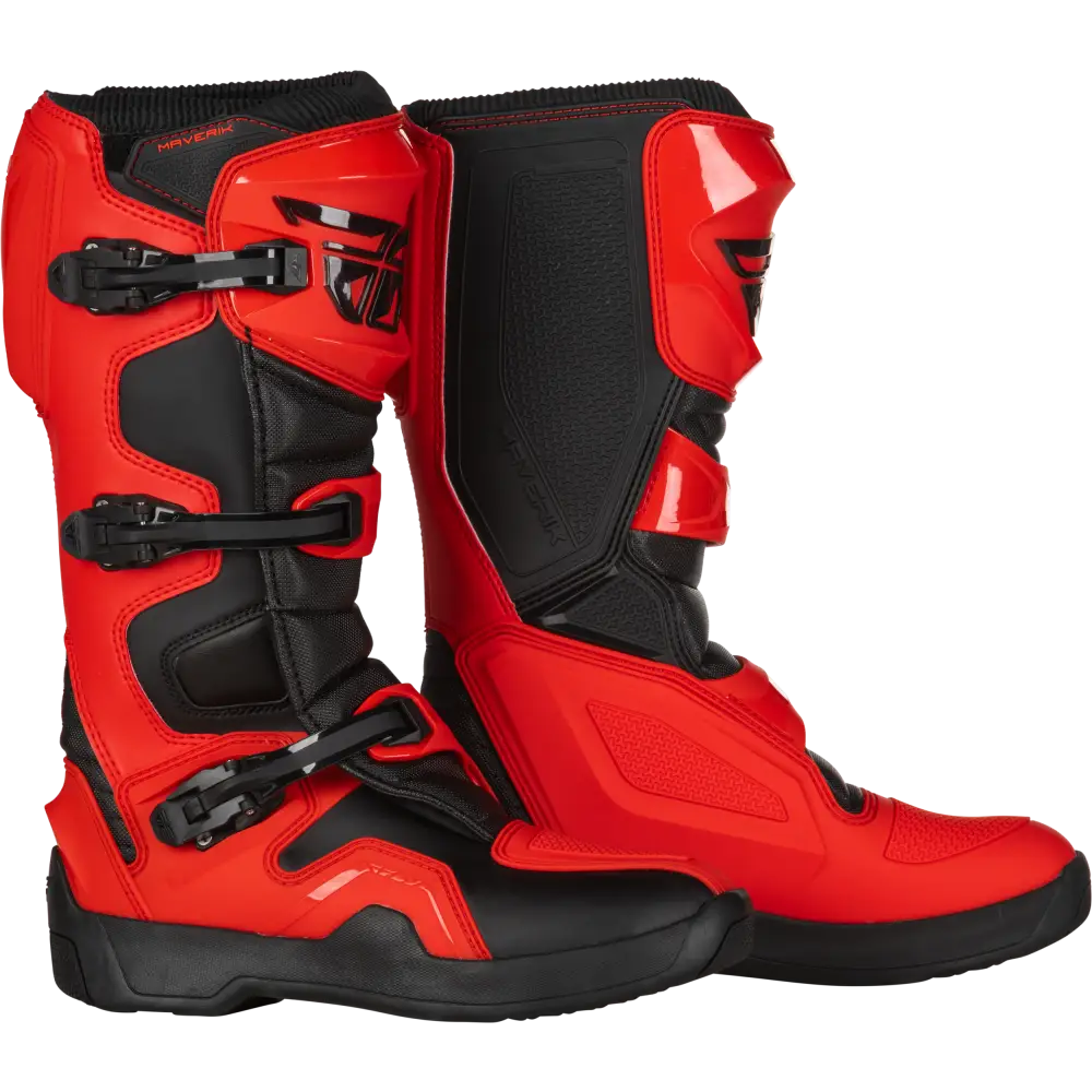 Maverik Boots Red/Black Sz 12