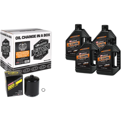 MAXIMA RACING OIL Evo/XL Quick Oil Change Kit - Black Filter 90-069014PB