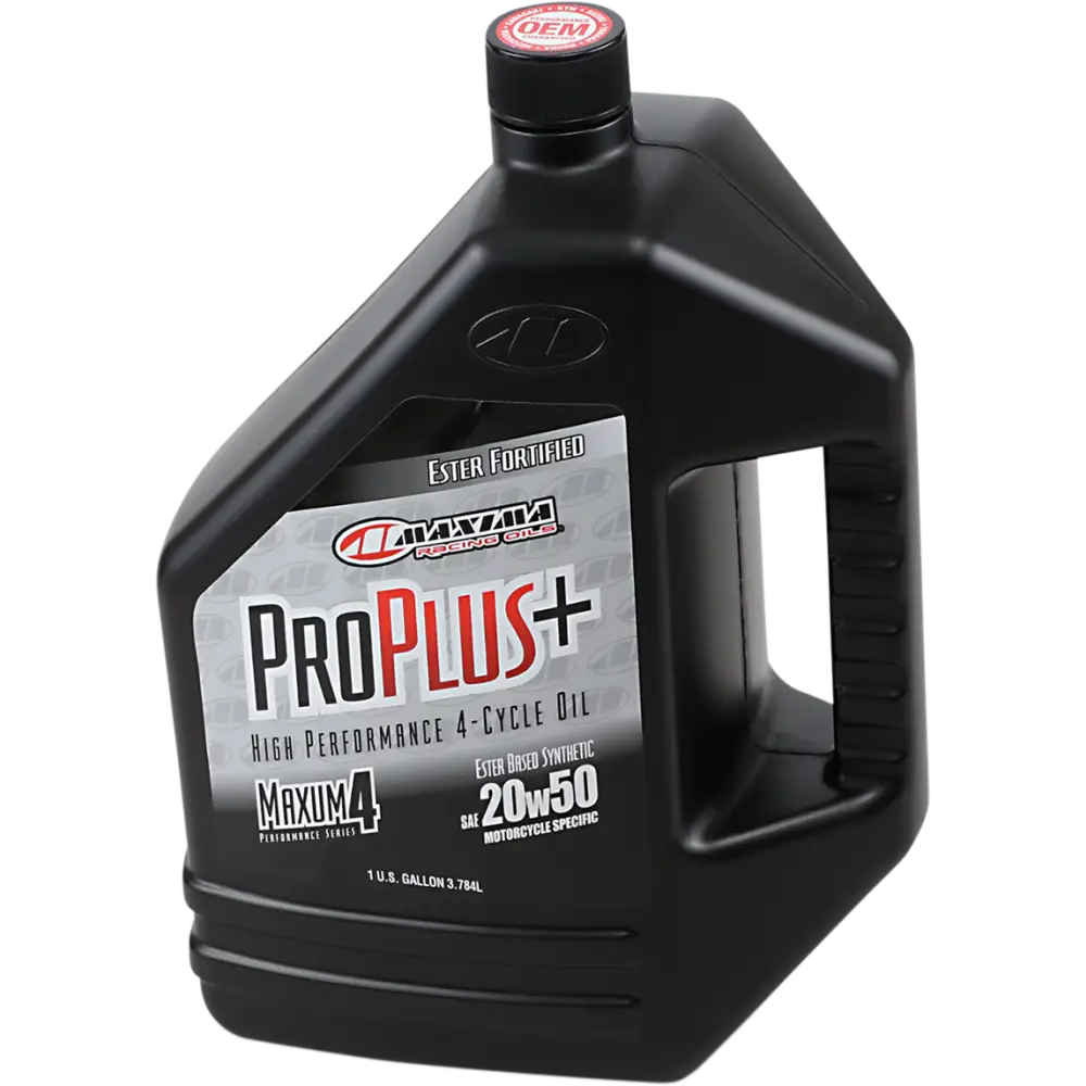 MAXIMA RACING OIL Pro Plus+ 4T Oil - 20W-50 - 1 U.S. gal. 30-039128