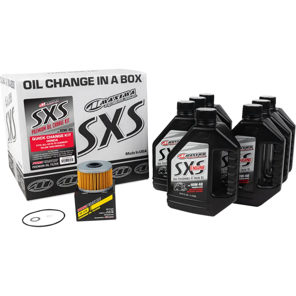 MAXIMA RACING OIL SXS Synthetic Oil Change Kit - Honda Talon - 10W40 90-049013-HON