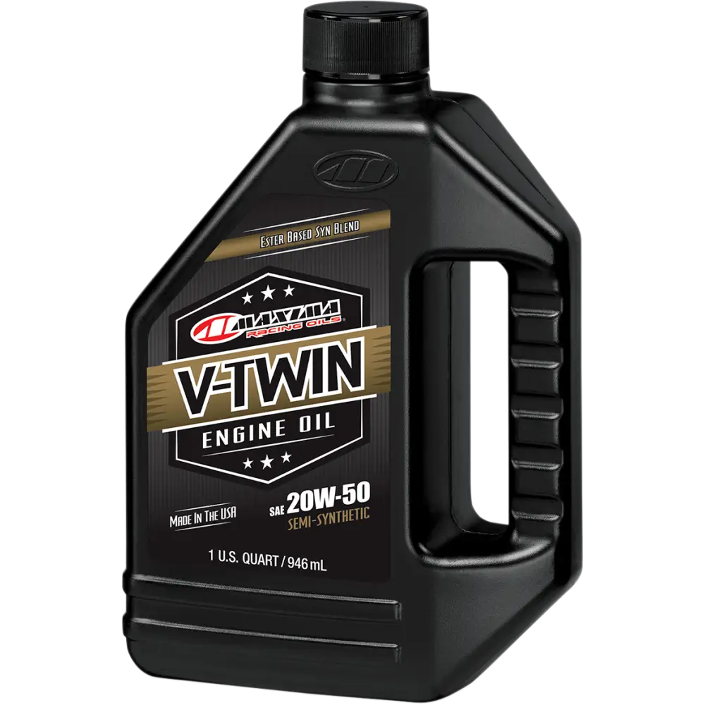 MAXIMA RACING OIL V-Twin Semi-Synthetic Engine Oil - 20W-50 - 1L 30-14901
