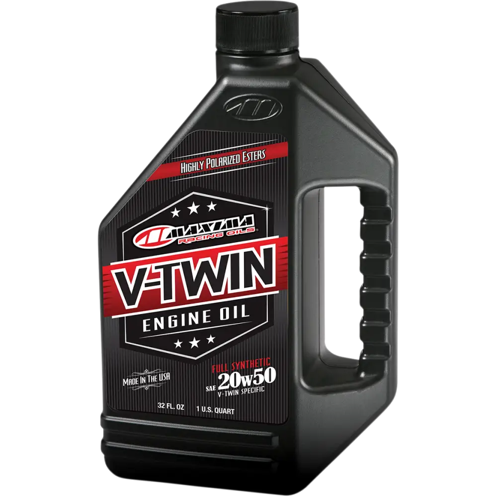 MAXIMA RACING OIL V-Twin Synthetic Oil - 20W-50 - 1 U.S. quart 30-11901