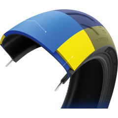 MICHELIN Tire - Power 6 - Front - 120/70ZR17 - (58W) 82063 - Tire Street Radial Front