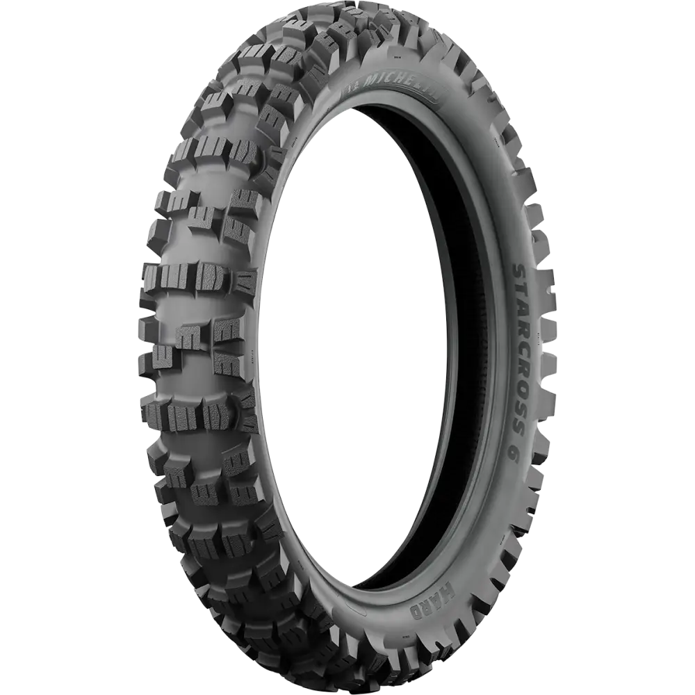 MICHELIN Tire - StarCross 6 Hard - Rear - 110/90-19 - 62M 52416