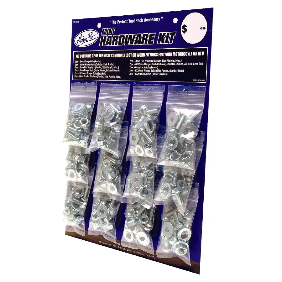 Mini Hardware Kit Zinc Finish 12/Pk