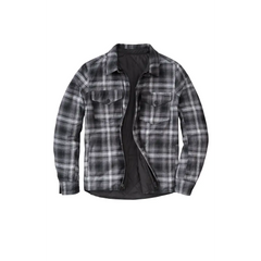 Morpheus Reversable Jacket Black/Plaid Grey 2x