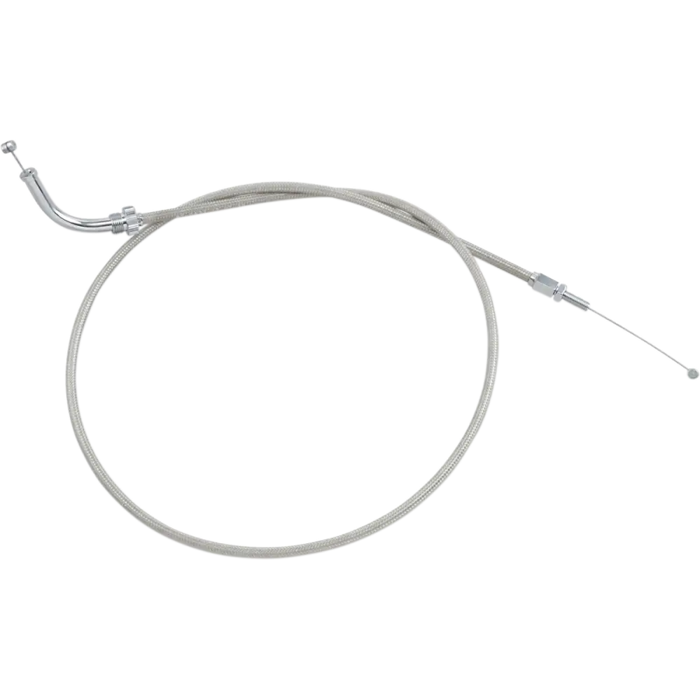MOTION PRO Armor Coat Stainless Steel Throttle/Idle Cable for Cruisers - Push - Honda 62-0423