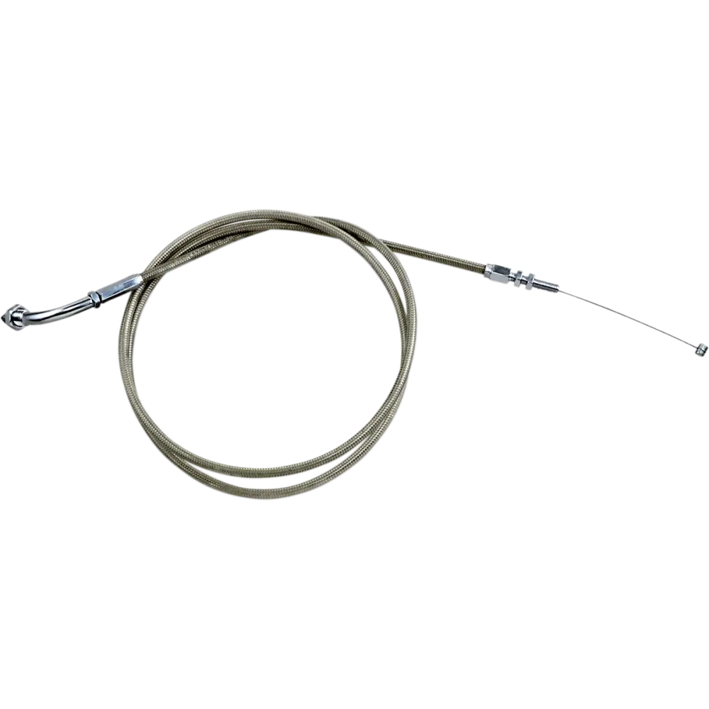 MOTION PRO Armor Coat Stainless Steel Throttle/Idle Cable for Cruisers - Pull - VTX18 62-0417