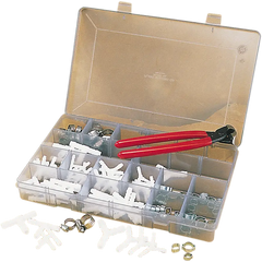 MOTION PRO Fuel Line Fittings - T-Connector - 3/8" - 10-Pack 12-0021