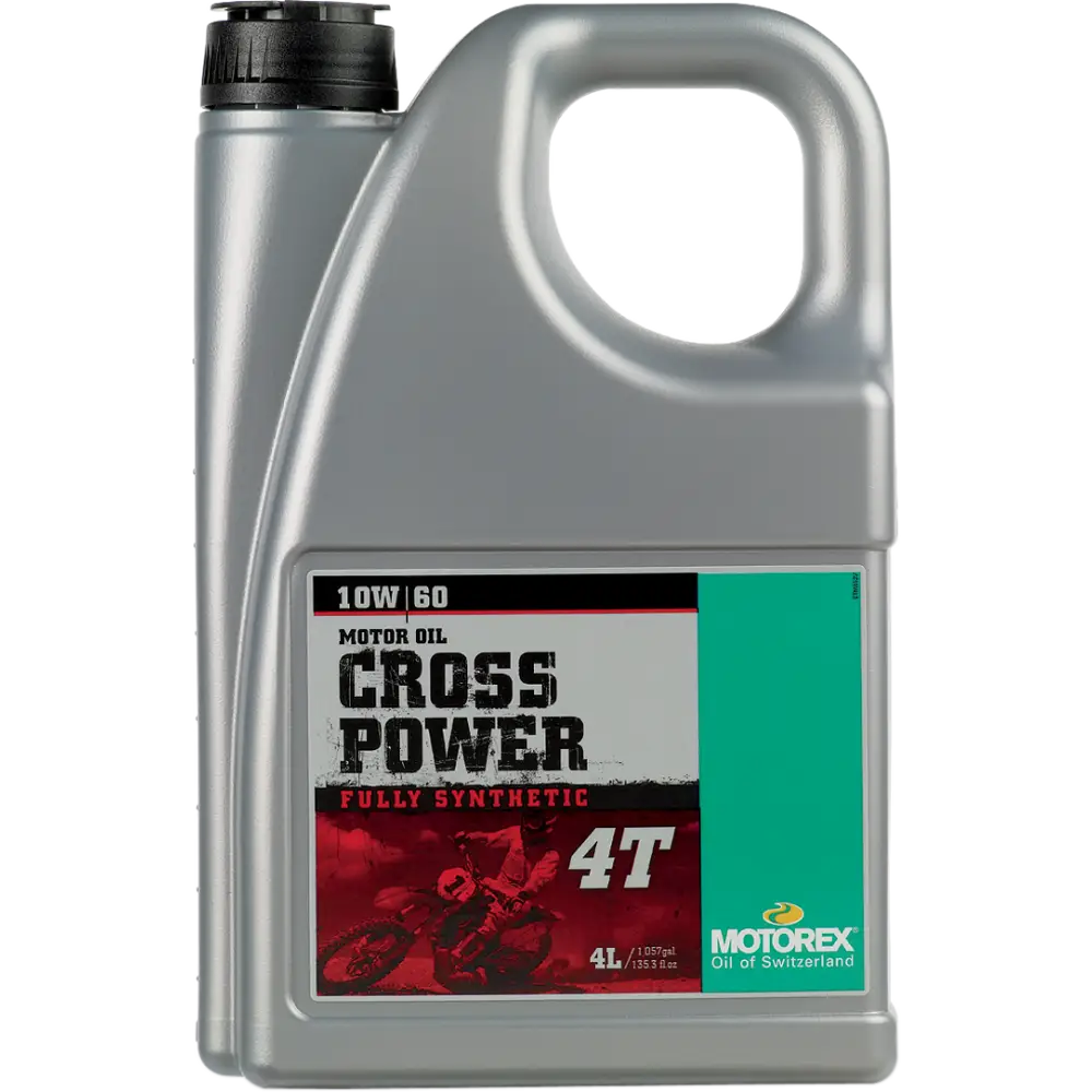 MOTOREX Cross Power Synthetic 4T Engine Oil - 10W-60 - 4L 306217