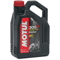 MOTUL 300V Synthetic Ester Oil - 5W-40 - 4L 104115 - Lubricant Group