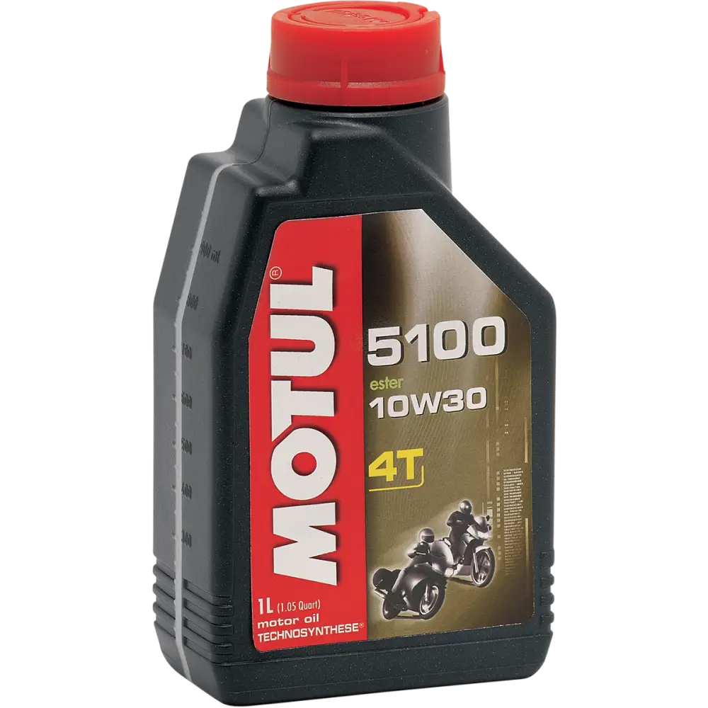 MOTUL 5100 4T Synthetic Blend Oil - 10W-30 - 1L 104062 - Lubricant Group