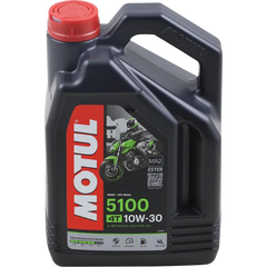 MOTUL 5100 4T Synthetic Blend Oil - 10W-30 - 4L 104063 - Lubricant Group