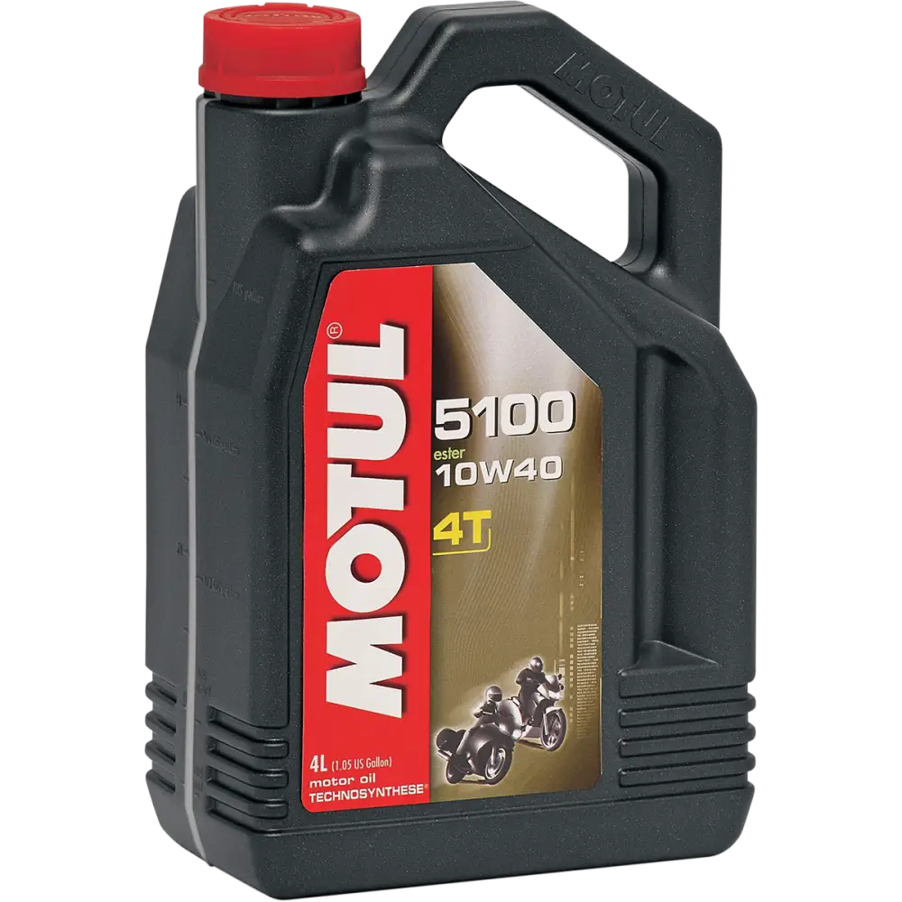 MOTUL 5100 4T Synthetic Blend Oil - 10W-40 - 4L 104068 - Lubricant Group