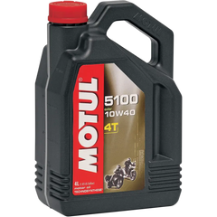 MOTUL 5100 4T Synthetic Blend Oil - 10W-40 - 4L 104068 - Lubricant Group
