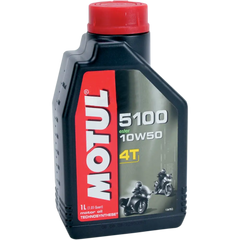 MOTUL 5100 4T Synthetic Blend Oil - 10W-50 - 1L 104074 - Lubricant Group