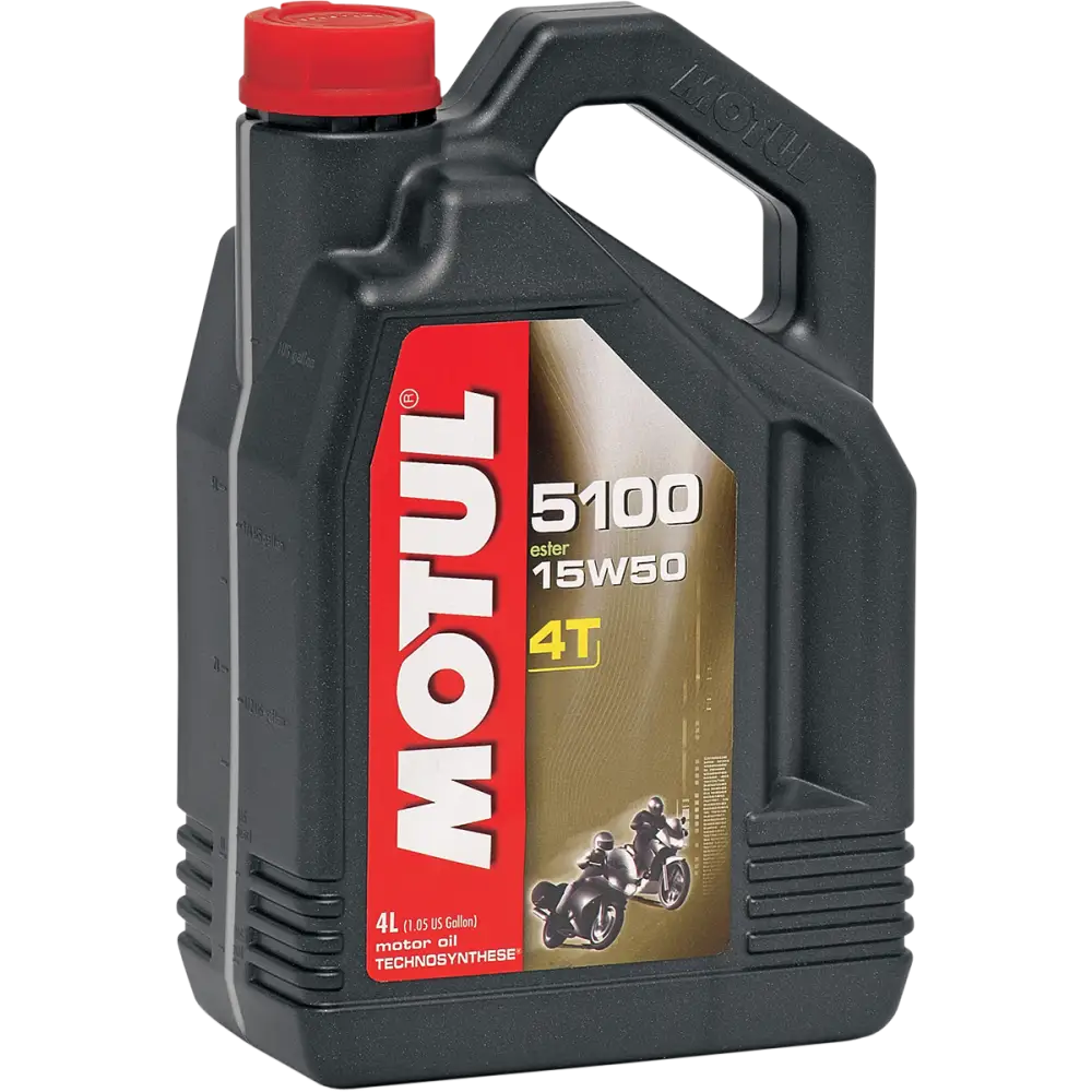MOTUL 5100 4T Synthetic Blend Oil - 15W-50 - 4L 104083 - Lubricant Group