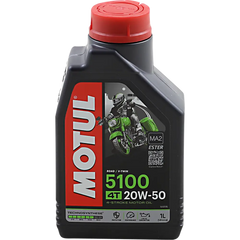 MOTUL 5100 4T Synthetic Blend Oil - 20W-50 - 1L 109944 - Lubricant Group