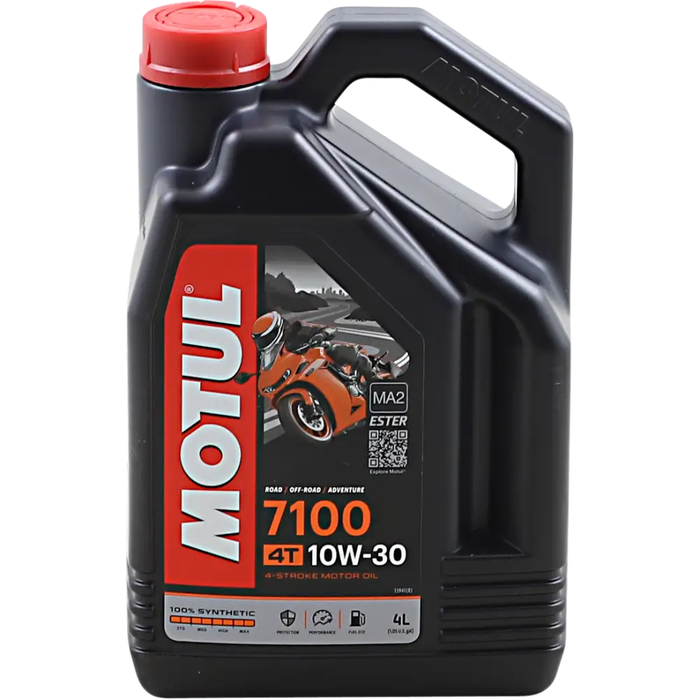 MOTUL 7100 4T Synthetic Oil - 10W-30 - 4L 104090 - Lubricant Group