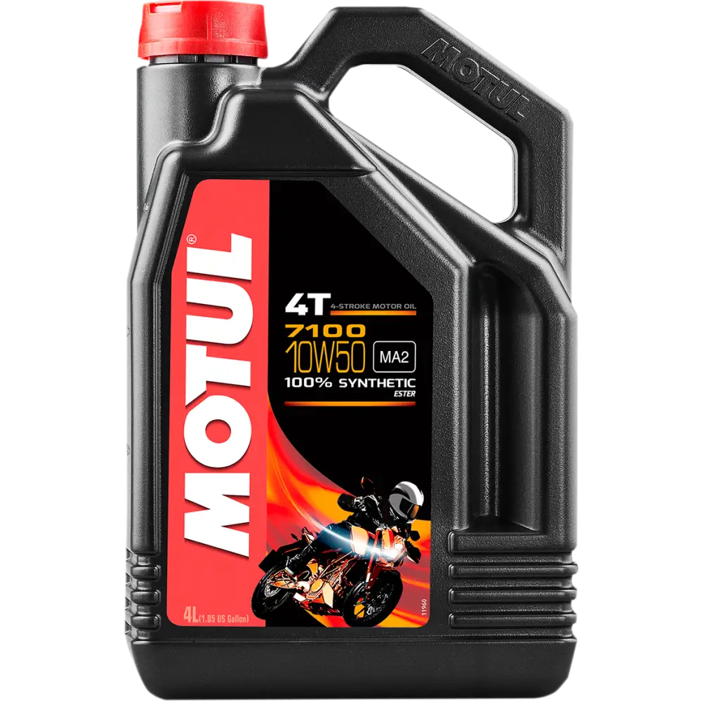 MOTUL 7100 4T Synthetic Oil - 10W-50 - 4L 104098 - Lubricant Group