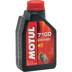 MOTUL 7100 4T Synthetic Oil - 20W-50 - 1L 104103 - Lubricant Group