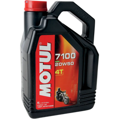 MOTUL 7100 4T Synthetic Oil - 20W-50 - 4L 104104 - Lubricant Group