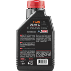 Motul Twin 100% Syn Oil 20w50 1qt