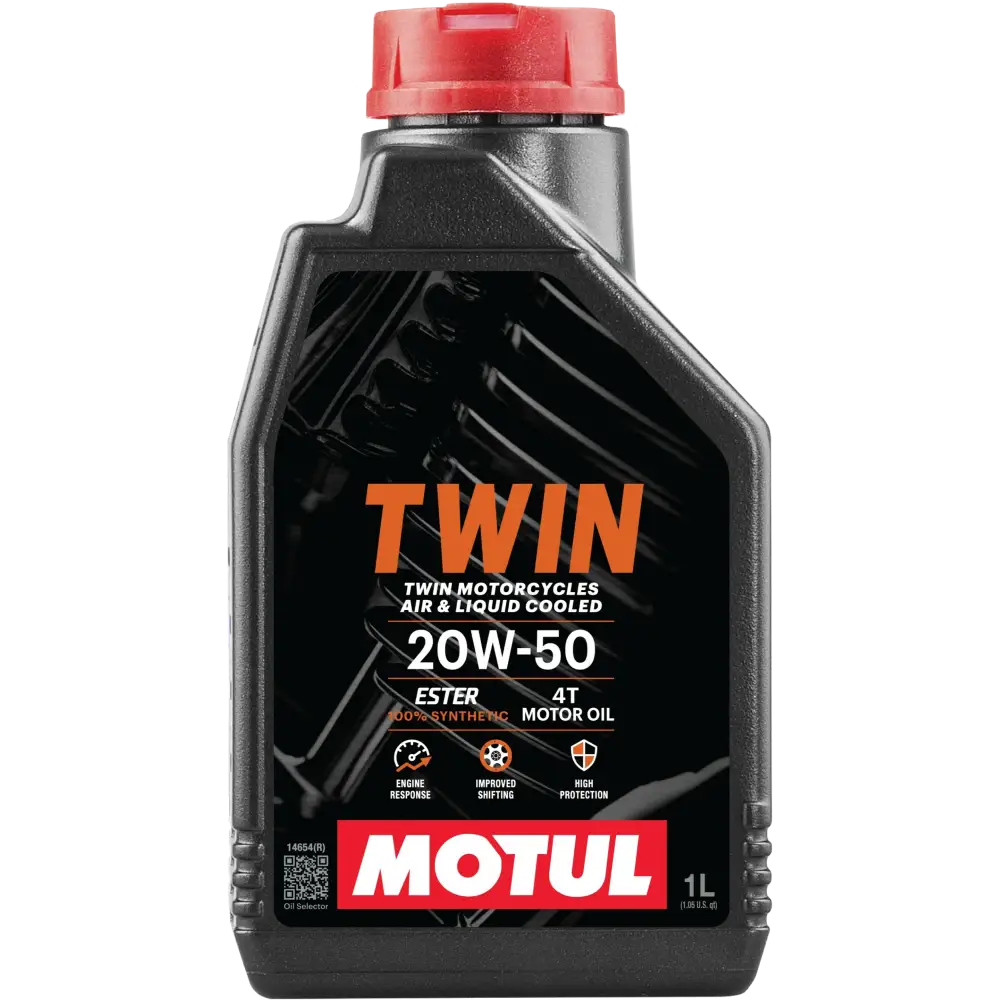 Motul Twin 100% Syn Oil 20w50 1qt