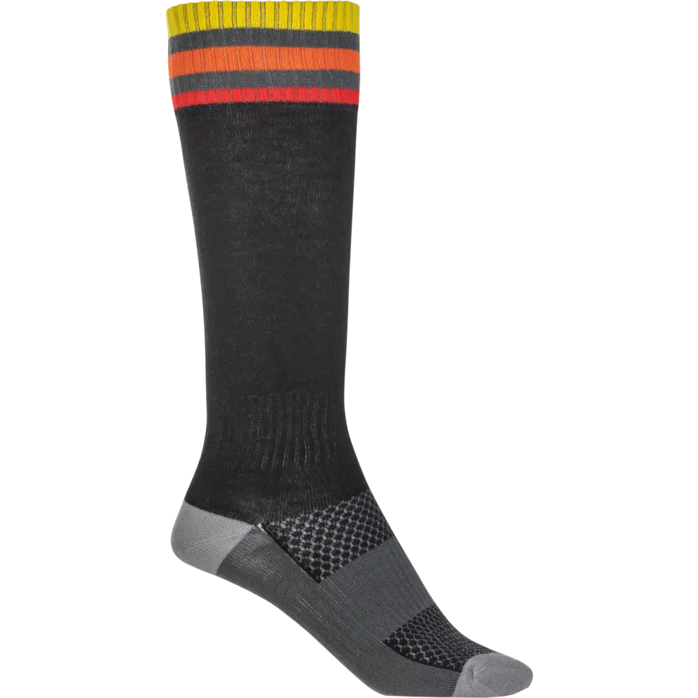 Mx Socks Thin Black Lg/Xl