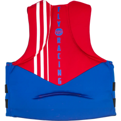 Neoprene Flotation Vest Red/White/Blue Lg