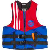 Neoprene Flotation Vest Red/White/Blue Sm