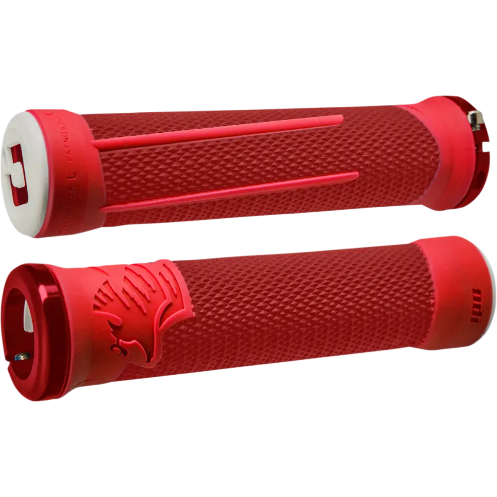 ODI AG-2 MTB Grips - Red/Fire Red D35A2RF-R