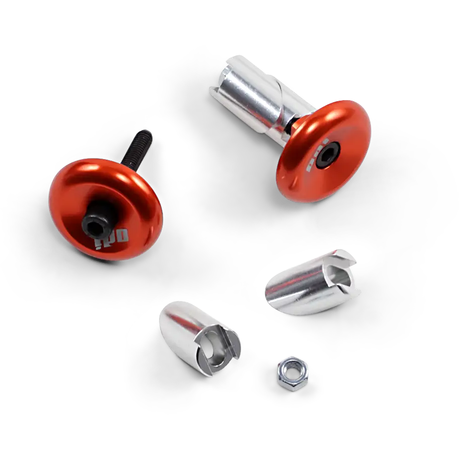 ODI Bar End - Aluminum - Orange F71APO