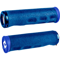 ODI F-1 Series v2.1 Grips - Lock-On - Tinker Juarez Signature Dread Lock - Blue D36DLU-U