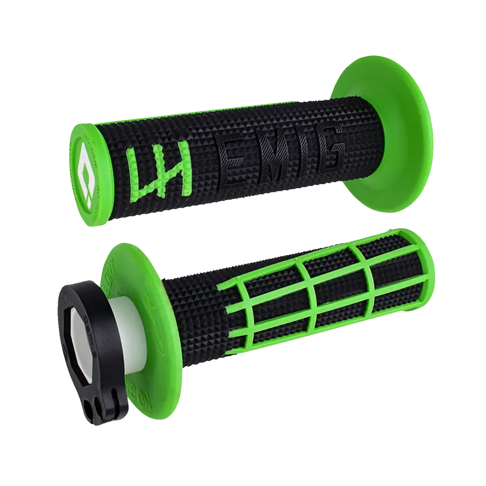 ODI Grips - Emig 2.0 - Black/Green H36E2BN