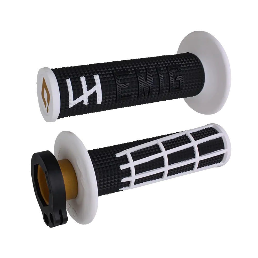 ODI Grips - Emig 2.0 - Black/White H36E2BW