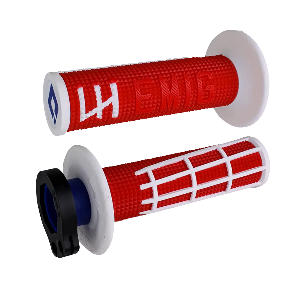 ODI Grips - Emig 2.0 - Red/White H36E2RW