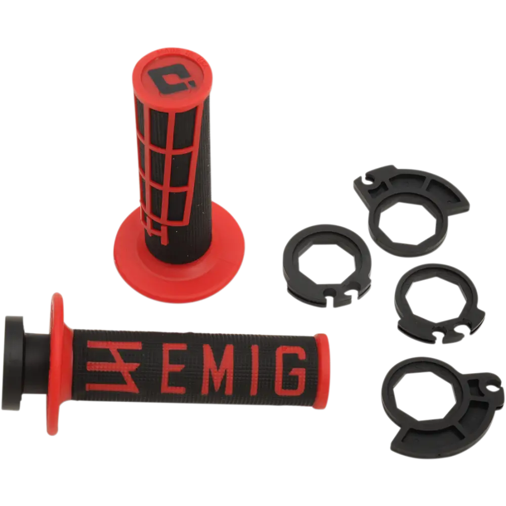 ODI Grips - Emig - Racing - Black/Red H36EMBR