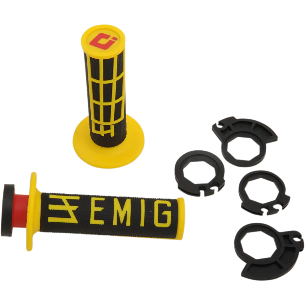 ODI Grips - Emig - Racing - Black/Yellow H36EMBY