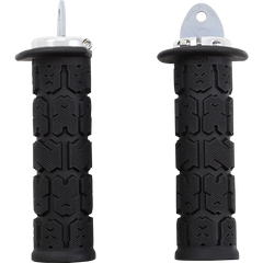 ODI Grips - Rogue - ATV/PWC - Black/Silver J33RGB-S
