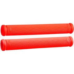 ODI Grips - Ruffian - 8" - Snow - Fluorescent Red N01RFFR