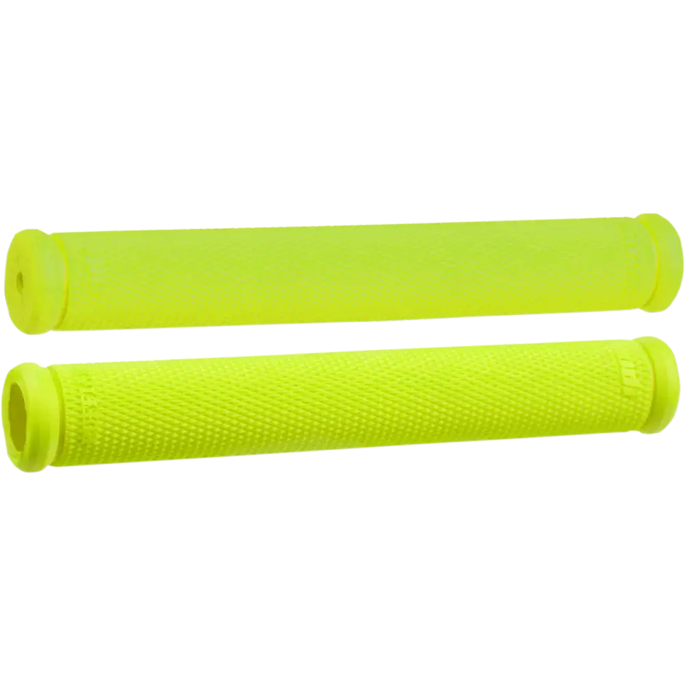 ODI Grips - Ruffian - 8" - Snow - Fluorescent Yellow N01RFFY