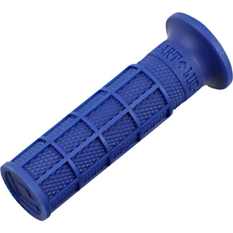 ODI Hart-Luck Signature Full-Waffle Slip-On Grips - Blue V02FWDU