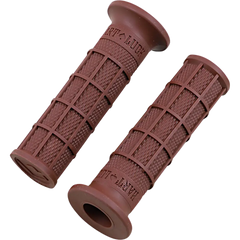 ODI Hart-Luck Signature Full-Waffle Slip-On Grips - Brown V02FWBN