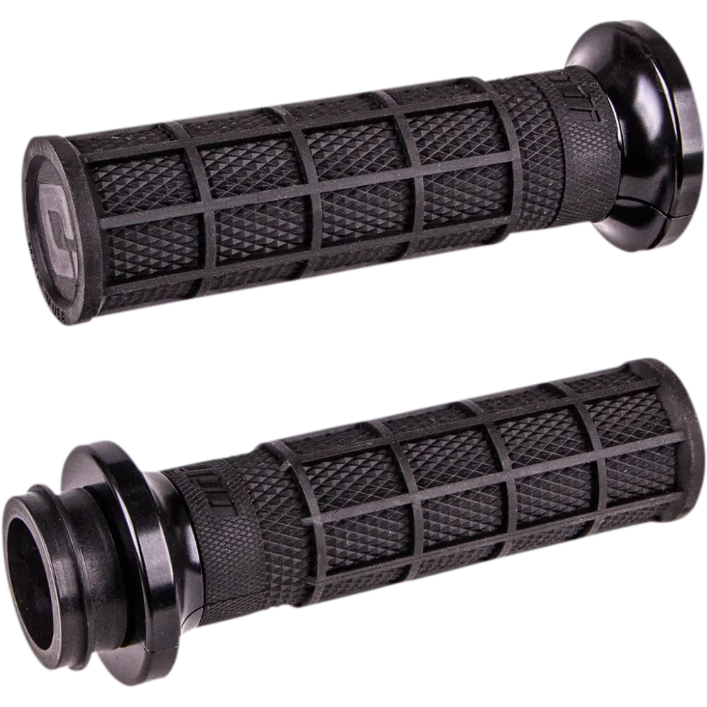 ODI Hart-Luck Signature V-Twin Lock-On* Grips - Cable - Black/Black V31HCW-BB-B
