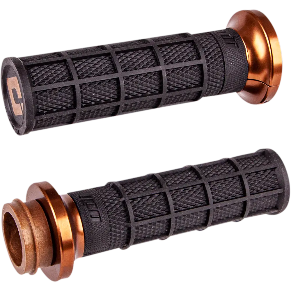 ODI Hart-Luck Signature V-Twin Lock-On* Grips - Cable - Black/Bronze V31HCW-BZ-Z