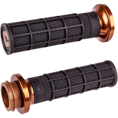 ODI Hart-Luck Signature V-Twin Lock-On* Grips - Cable - Black/Bronze V31HCW-BZ-Z