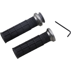 ODI Hart-Luck Signature V-Twin Lock-On* Grips for Indian - Black/Graphite V31ITW-BH-H
