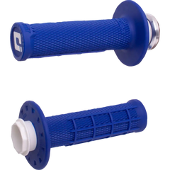 ODI Micro-X Half-Waffle v2 Lock-On Grips - Blue/Black H36MXU