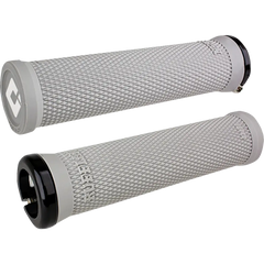 ODI Ruffian 2.1 Lock-On Grips - PWC - Gray/Black L33RFG-B